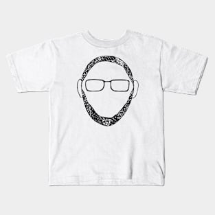 Bearded Glasses Kids T-Shirt